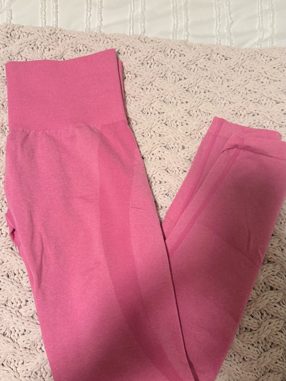 NVGTN Pink High-Waist Seamless Leggings